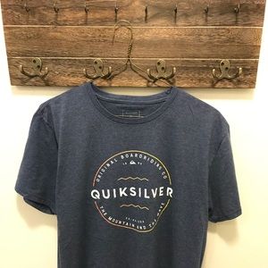 Quicksilver Extra Large Blue Tee with Logo